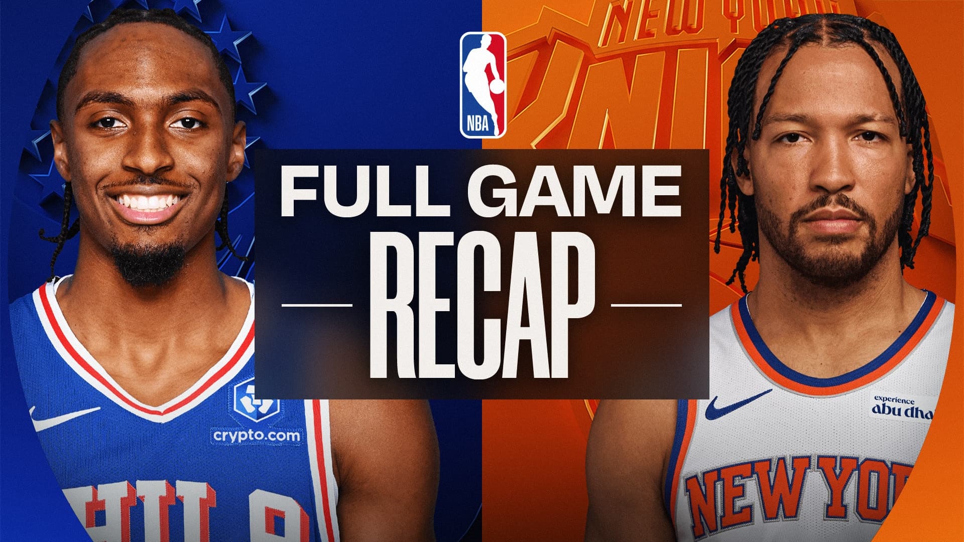 Résumé New York Knicks vs Philadelphia 76ers