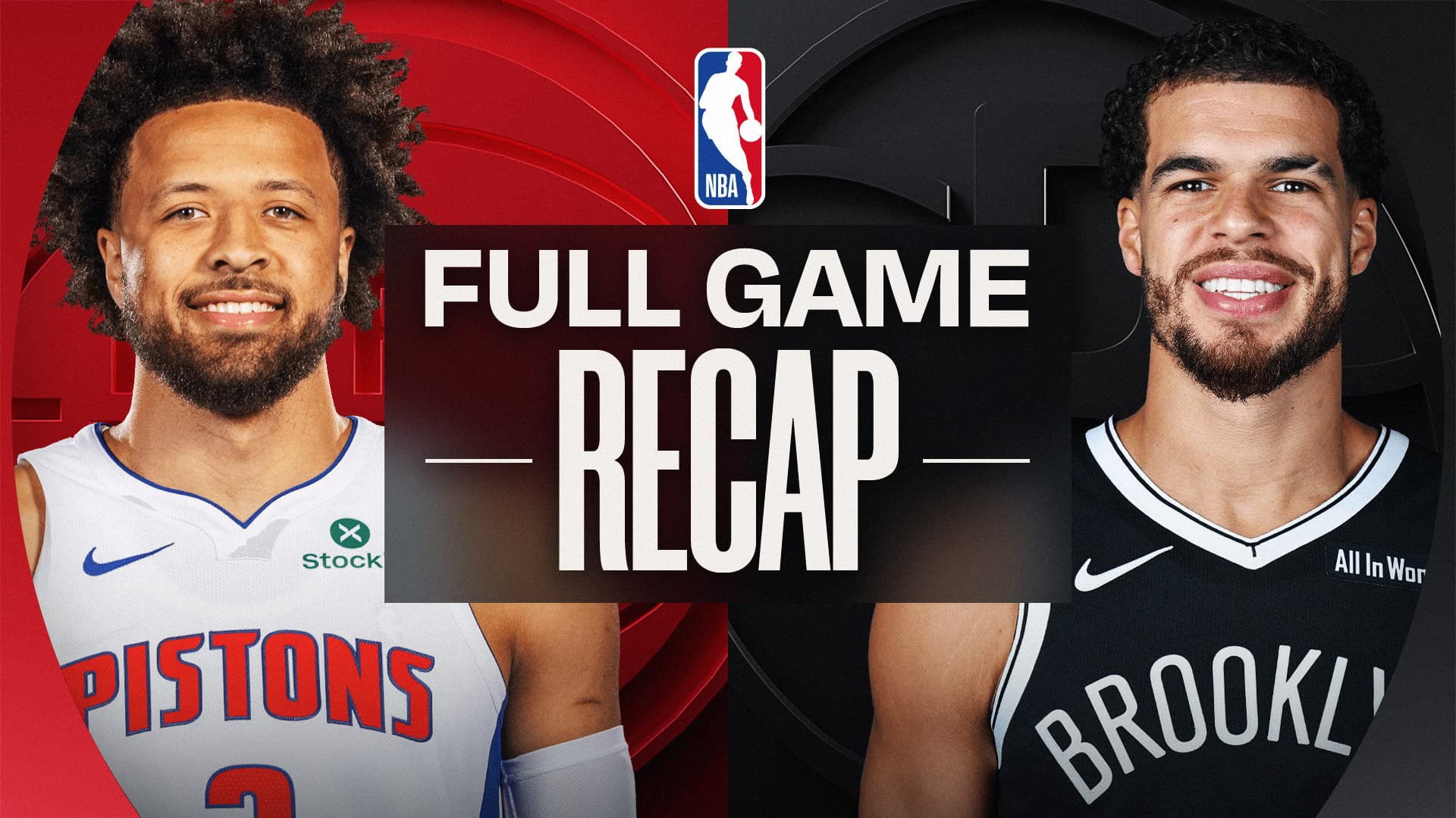 Résumé Brooklyn Nets vs Detroit Pistons