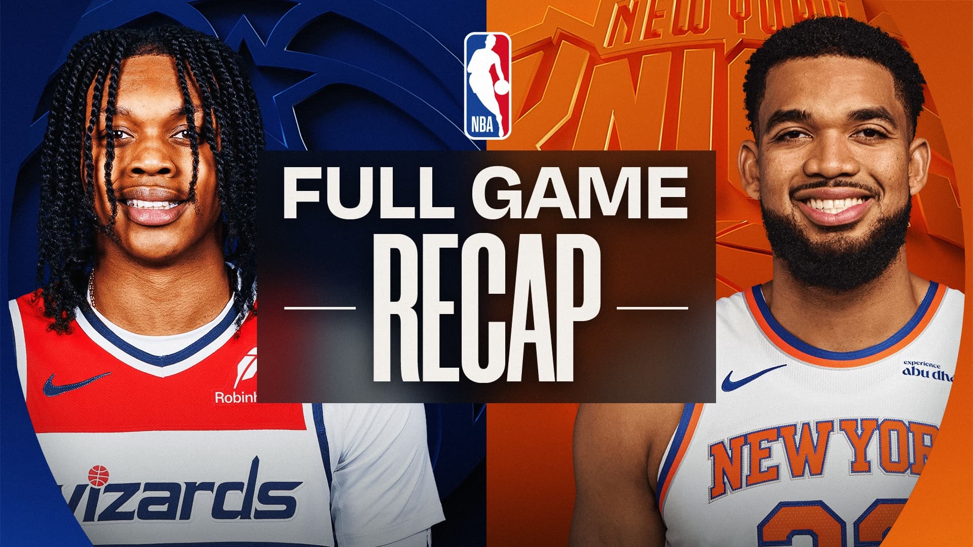 Résumé New York Knicks vs Washington Wizards