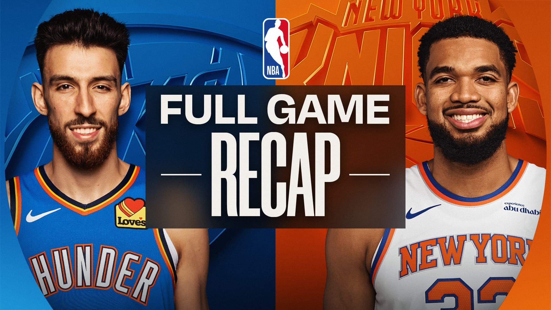 Résumé New York Knicks vs Oklahoma City Thunder