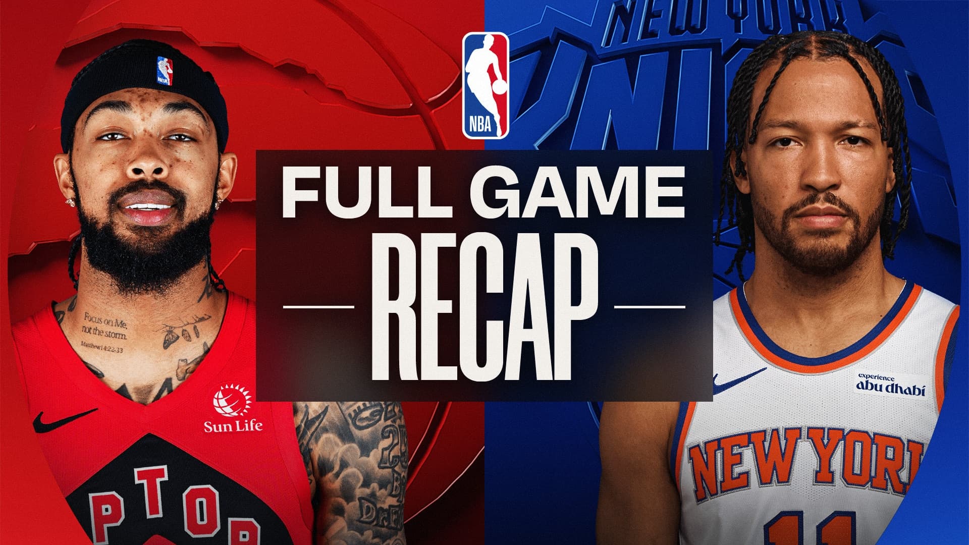 Résumé New York Knicks vs Toronto Raptors