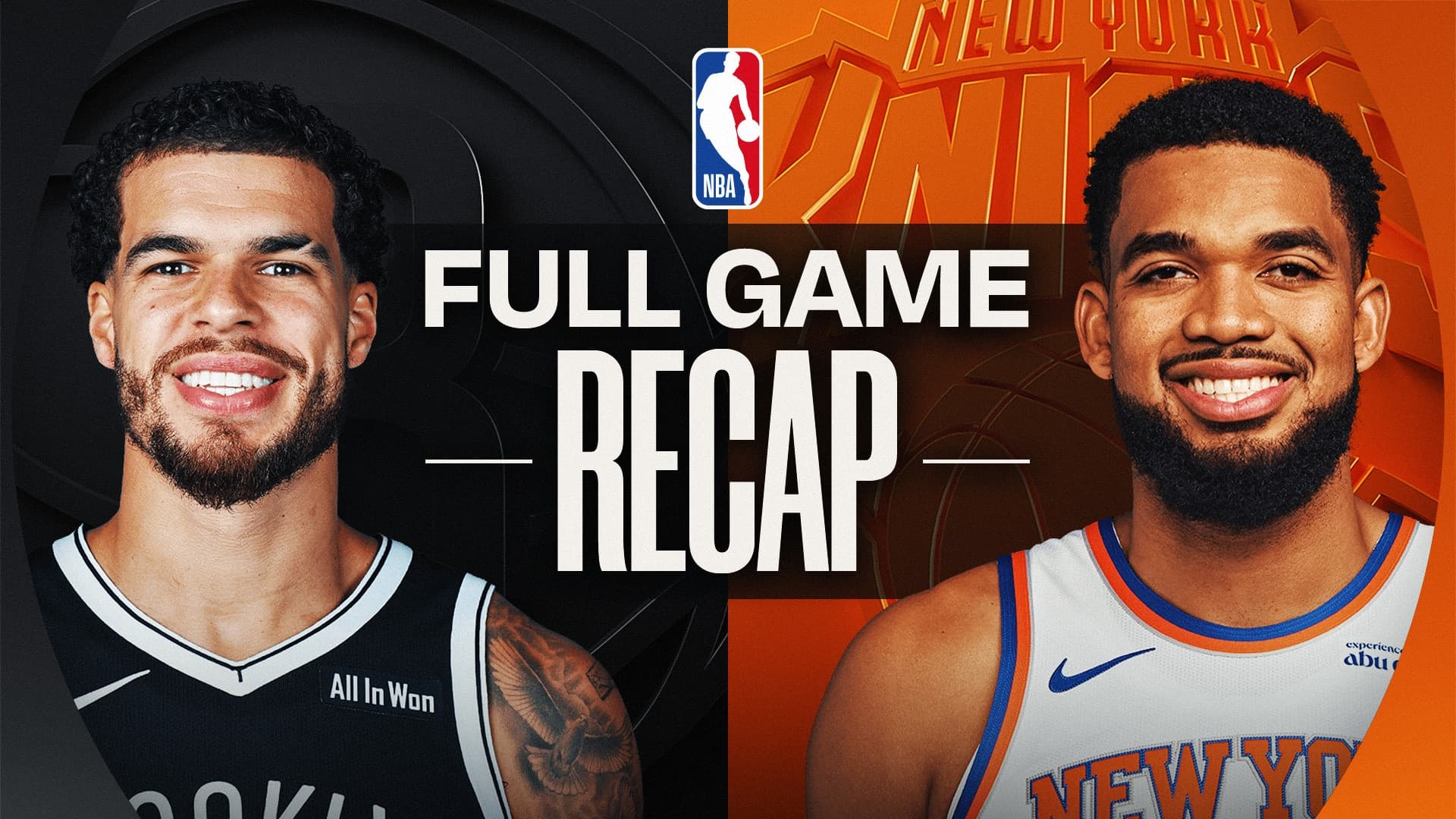 Résumé New York Knicks vs Brooklyn Nets