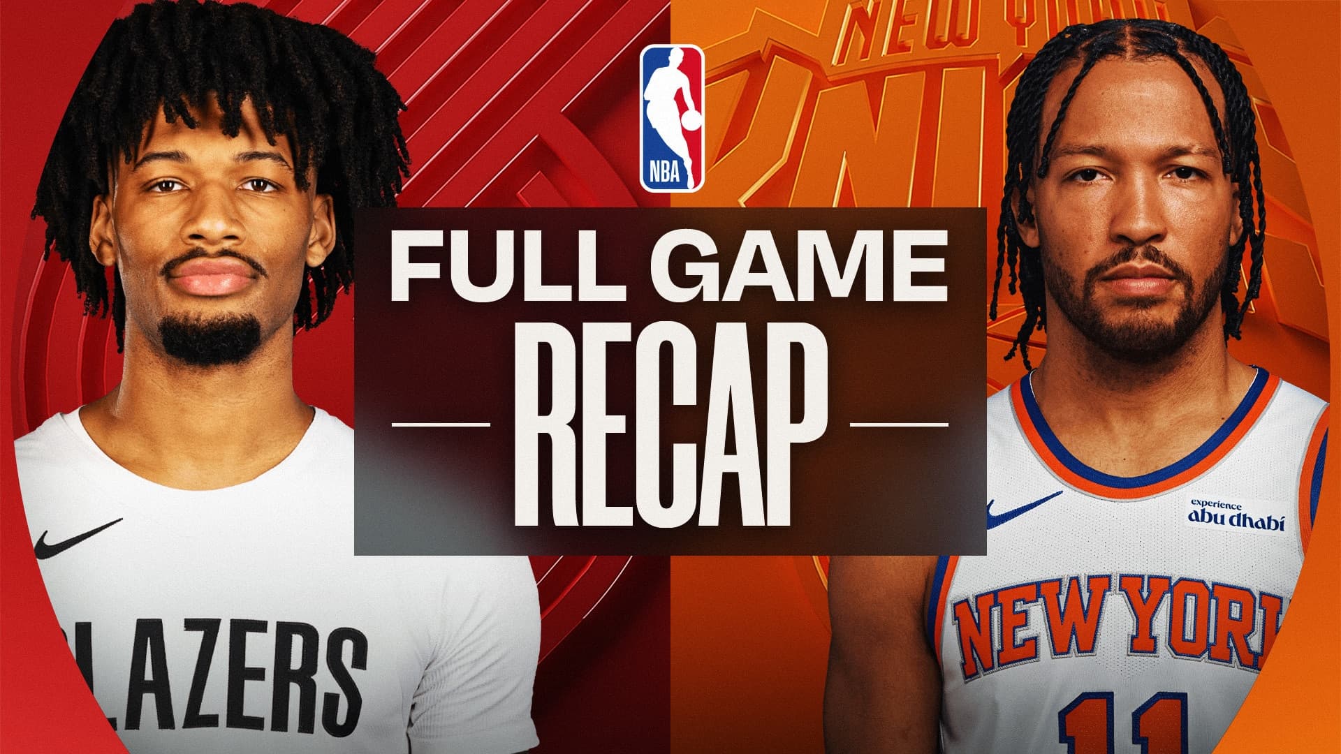 Résumé New York Knicks vs Portland Trail Blazers