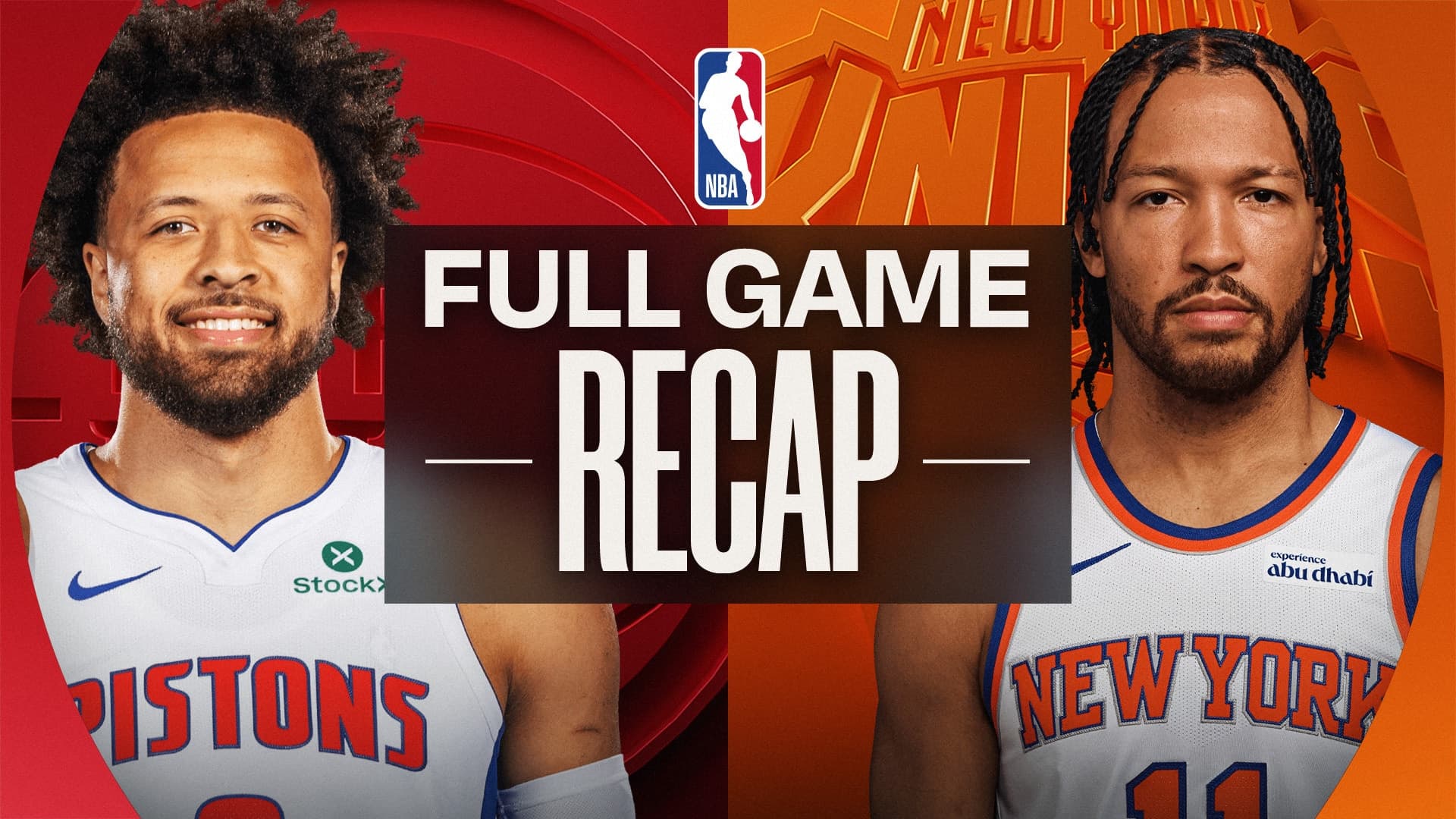 Résumé New York Knicks vs Detroit Pistons
